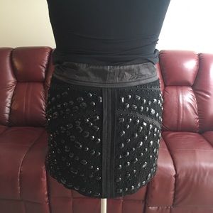 Crystal Mini Skirt